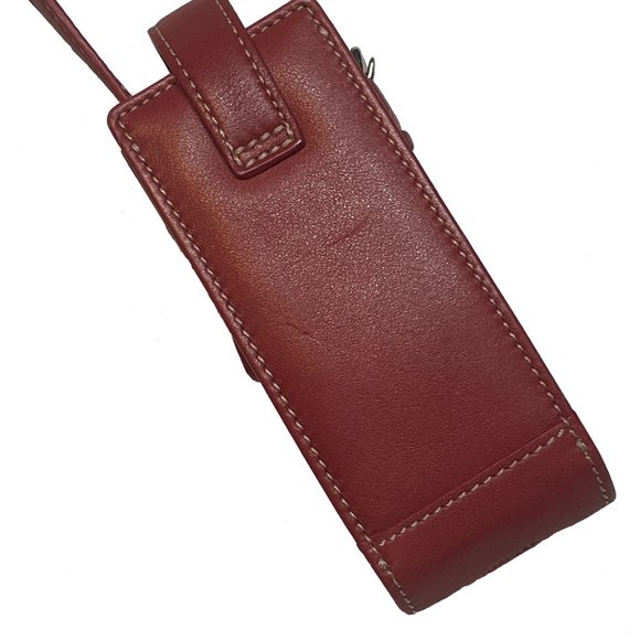 Coach Red Leather Mini Case Vintage - Picture 3 of 6